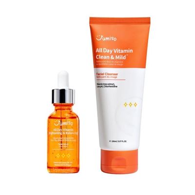 Standart 2'li Parlatıcı Vitamin Seti (Temizleyici & Serum)